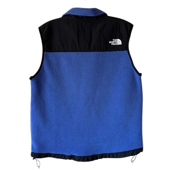 The North Face Blue And Black Fleece Vest - Picture 5 of 5